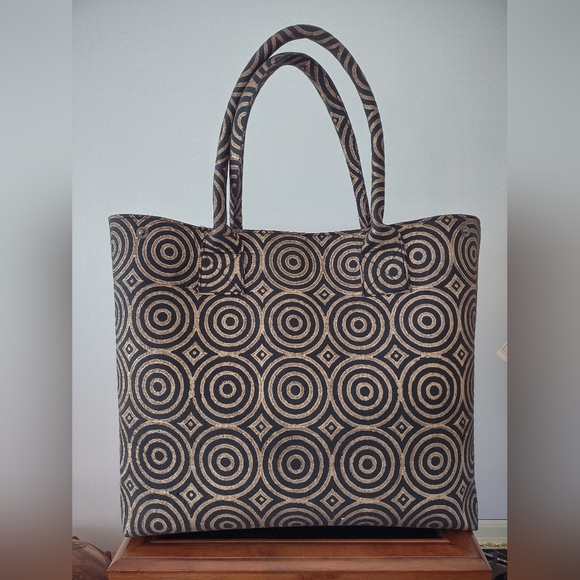Ankara Print Tote - Picture 1 of 8